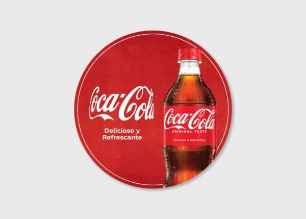 Spanish Coca-Cola cooler cling