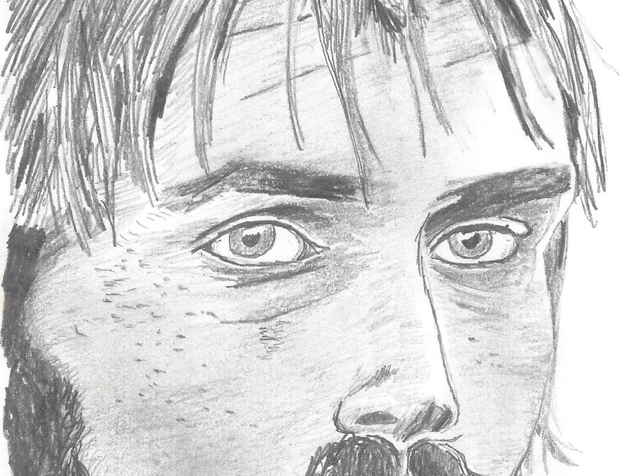 A fully rendered graphite portrait