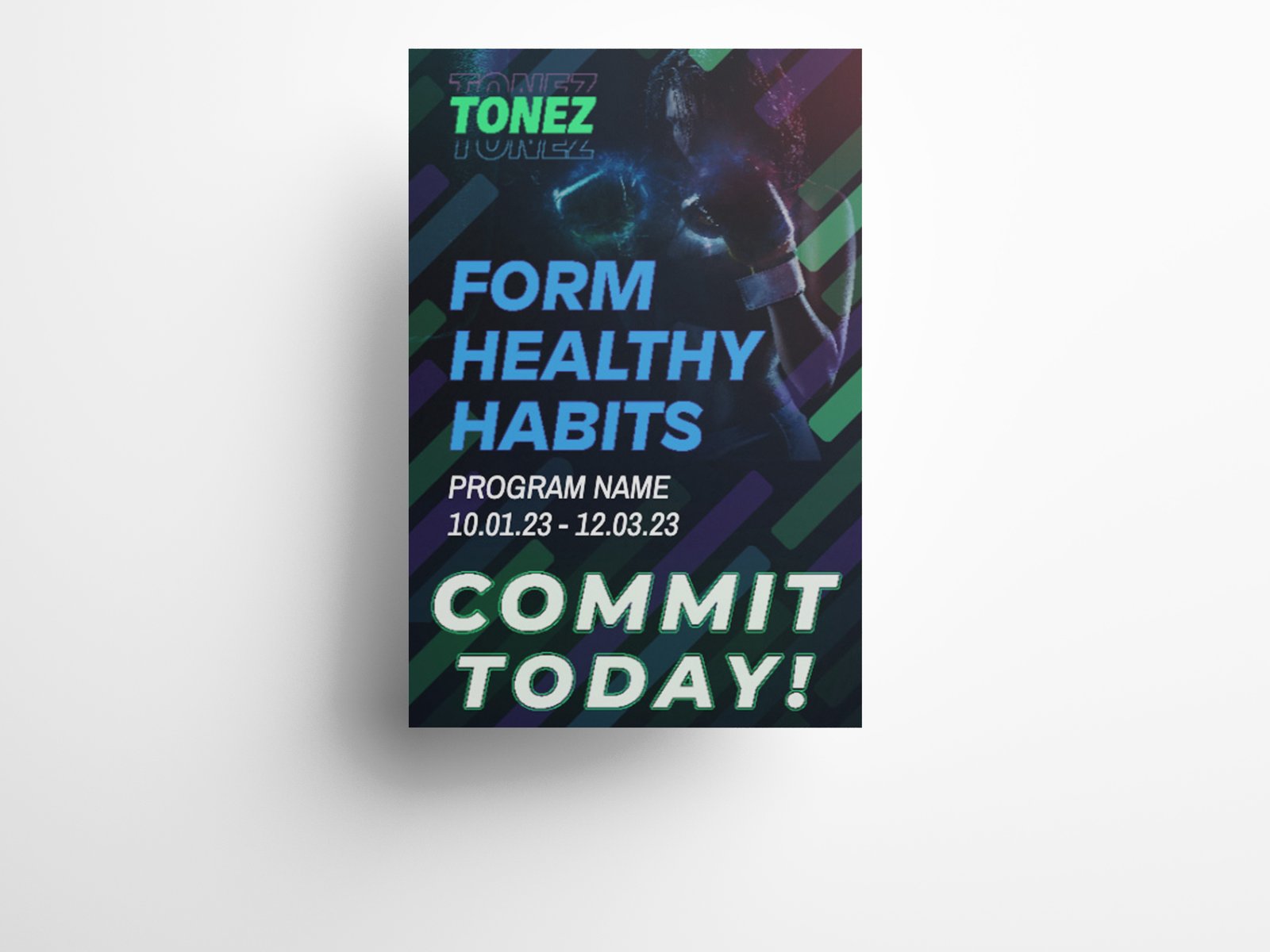 Form Healthy Habits event poster