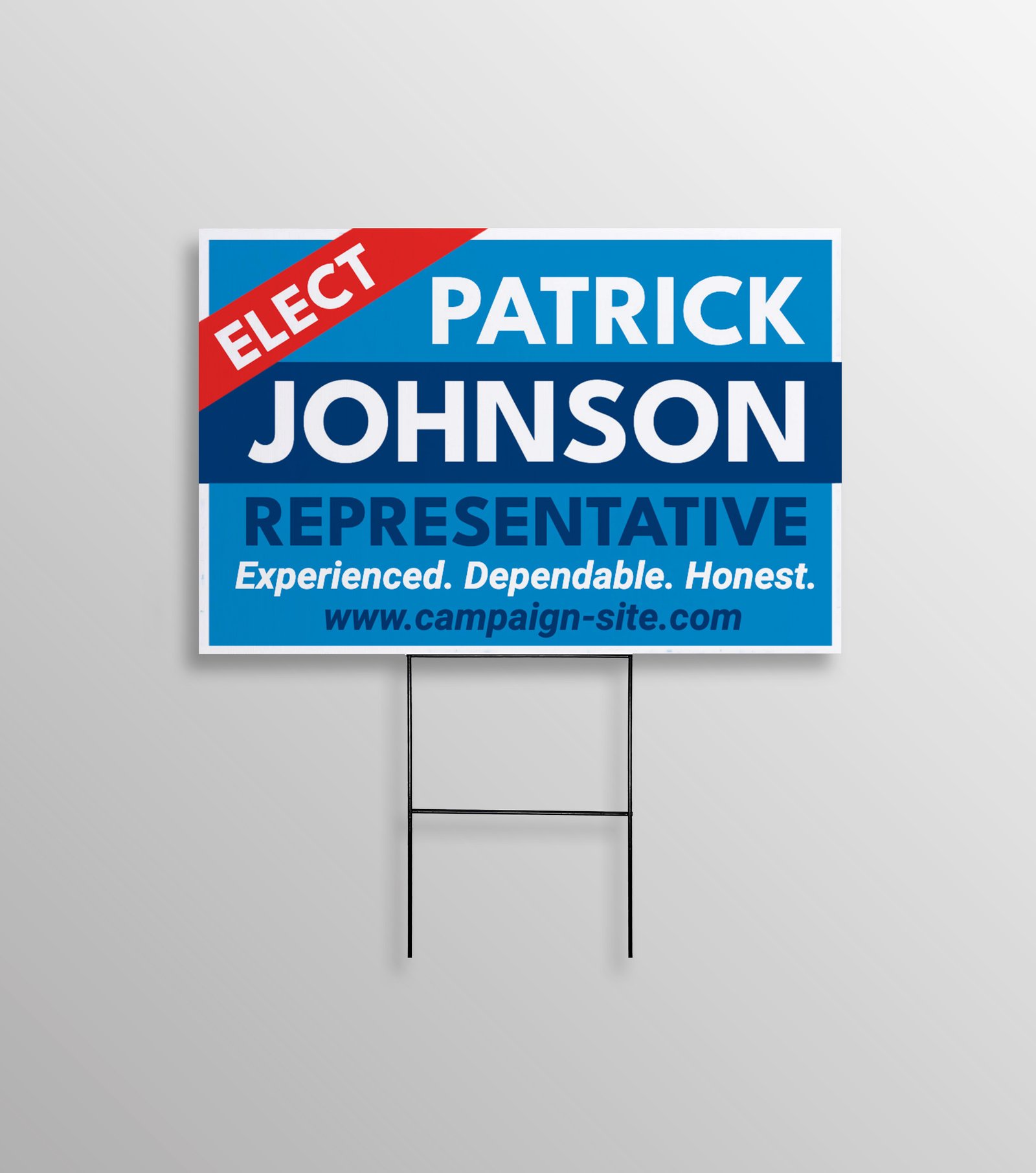 Patrick Johnson election yard sign